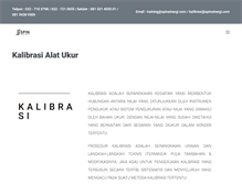 Tablet Screenshot of kalibrasialatukur.com